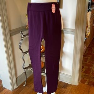 Fleece Lined Purple Tights